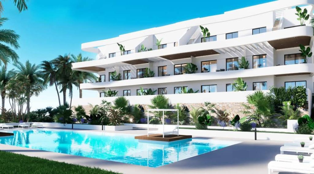 Benidorm-Finestrat, Spanyolország-Benidorm rózsadomján: Finestrat Hillsen luxus apartmanok